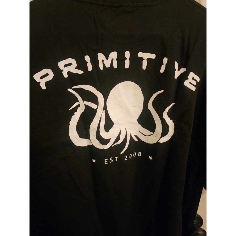 NWOT Primitive Black Short Sleeve‎ Tshirt Octopus XXL